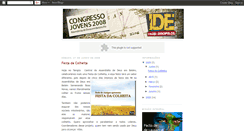 Desktop Screenshot of congressodejovensad2008.blogspot.com