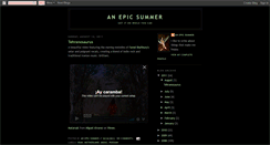 Desktop Screenshot of anepicsummer.blogspot.com