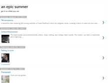 Tablet Screenshot of anepicsummer.blogspot.com