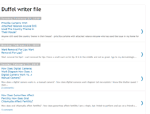 Tablet Screenshot of duffe-write-fi.blogspot.com
