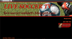 Desktop Screenshot of live-soccer-onlinetv.blogspot.com