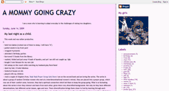 Desktop Screenshot of amommygoingcrazy.blogspot.com