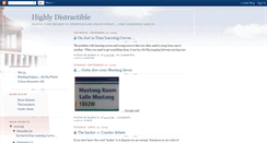 Desktop Screenshot of highlydistractible.blogspot.com