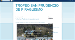 Desktop Screenshot of piraguismosanprudencio.blogspot.com