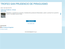 Tablet Screenshot of piraguismosanprudencio.blogspot.com