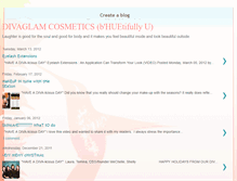 Tablet Screenshot of divaglamcosmetics.blogspot.com
