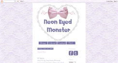 Desktop Screenshot of neoneyedmonster.blogspot.com