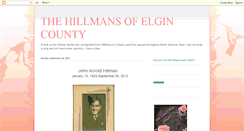 Desktop Screenshot of hillmansofelgin.blogspot.com
