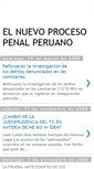Mobile Screenshot of elnuevoprocesopenal.blogspot.com