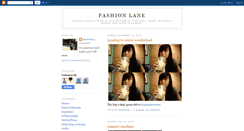 Desktop Screenshot of lefashionlane.blogspot.com