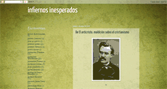 Desktop Screenshot of infiernosinesperados.blogspot.com