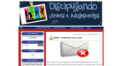 Desktop Screenshot of discipulandojovens.blogspot.com