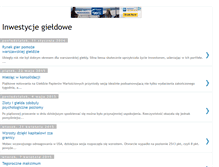 Tablet Screenshot of inwestycje-gieldowe.blogspot.com