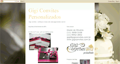 Desktop Screenshot of gigiconvites.blogspot.com