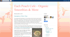 Desktop Screenshot of eachpeachcafe.blogspot.com