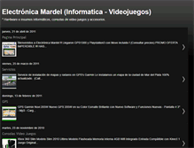 Tablet Screenshot of electronicamardel.blogspot.com