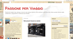 Desktop Screenshot of passioneperviaggio.blogspot.com