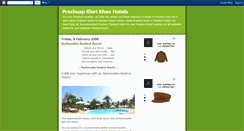 Desktop Screenshot of pranchuapkhirikhanhotels.blogspot.com