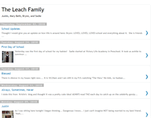 Tablet Screenshot of leachfam.blogspot.com