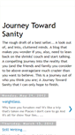 Mobile Screenshot of journeytowardsanity.blogspot.com