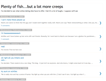 Tablet Screenshot of plentyofcreeps.blogspot.com