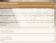 Tablet Screenshot of finalesimaginados.blogspot.com