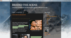 Desktop Screenshot of behindtheescene.blogspot.com
