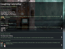 Tablet Screenshot of coughingcaterpillar.blogspot.com