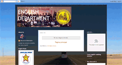 Desktop Screenshot of englishdepartment-2009.blogspot.com