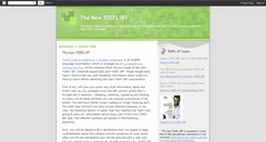 Desktop Screenshot of new-toefl-ibt.blogspot.com