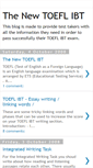 Mobile Screenshot of new-toefl-ibt.blogspot.com