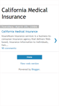 Mobile Screenshot of california-medicalinsurance.blogspot.com