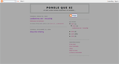 Desktop Screenshot of ponelenomas.blogspot.com