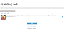 Tablet Screenshot of nickiminajnude.blogspot.com