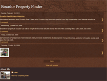 Tablet Screenshot of ecuadorpropertyfinder.blogspot.com