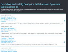 Tablet Screenshot of buytabletandroid3g.blogspot.com