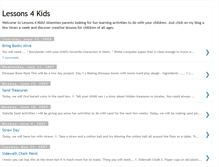 Tablet Screenshot of lessons4kids.blogspot.com