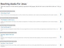 Tablet Screenshot of alaska4jesus.blogspot.com