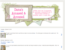 Tablet Screenshot of danasamazed.blogspot.com