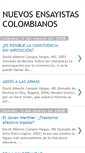 Mobile Screenshot of nuevosensayistascolombianos.blogspot.com