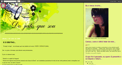 Desktop Screenshot of dojeitoquesou.blogspot.com