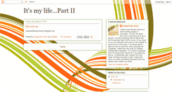 Desktop Screenshot of itsmylifepartii.blogspot.com