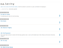 Tablet Screenshot of nolevity.blogspot.com