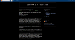 Desktop Screenshot of clonarsolucao.blogspot.com