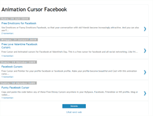Tablet Screenshot of facebook-cursor.blogspot.com