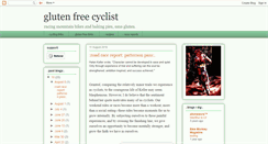 Desktop Screenshot of glutenfreecyclist.blogspot.com