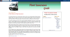 Desktop Screenshot of fleet-insurance-guide.blogspot.com