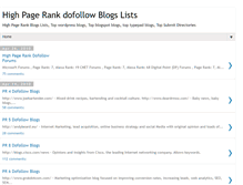 Tablet Screenshot of highprdofollowblogs.blogspot.com
