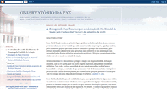 Desktop Screenshot of blogdapax.blogspot.com