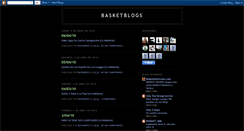 Desktop Screenshot of basketbloguers.blogspot.com